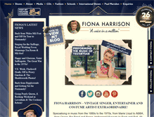 Tablet Screenshot of fionaharrison.biz